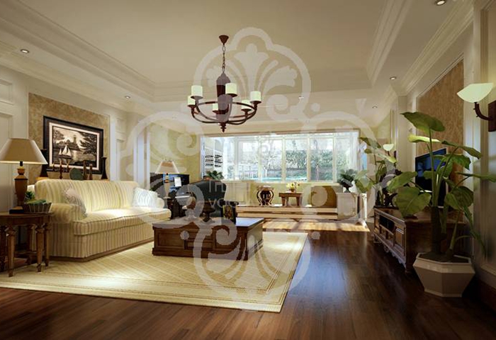 欧式 别墅 白领 客厅 餐厅 卧室 客厅图片来自北京别墅装修案例在简欧风格案例温馨展示的分享