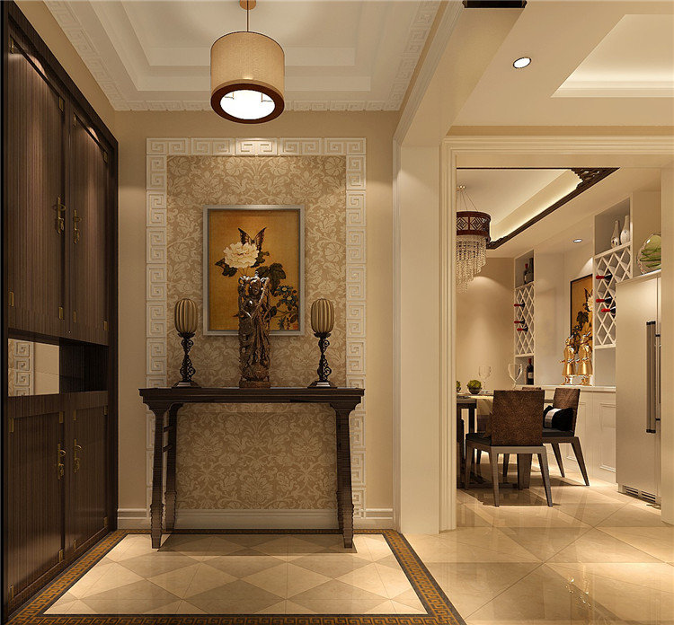 简约 中式 高度国际 公寓 三居 白领 80后 小资 K2百合湾 餐厅图片来自北京高度国际装饰设计在K2百合湾120平简约中式公寓的分享