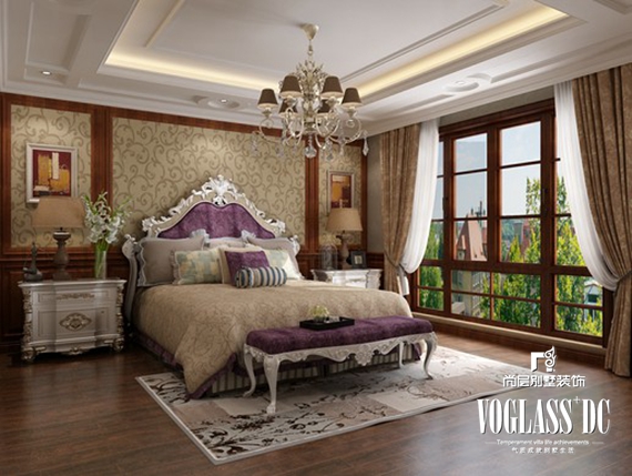 欧式 别墅 白领 客厅 卧室 餐厅 卧室图片来自北京别墅装修案例在欧式的奢华与高贵完美呈现的分享