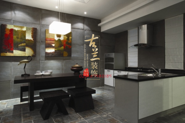 中式 大气 传统 装修图片 成都装修 厨房图片来自香港古兰装饰-成都在沉稳，大气，幽静新中式的分享