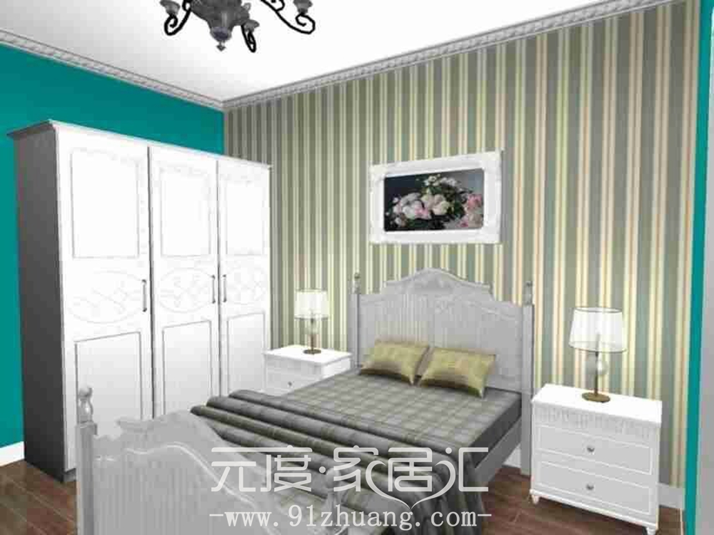 三居 简约 成都装修公 卧室图片来自室内设计装饰在全方位3D立体设计方案的分享
