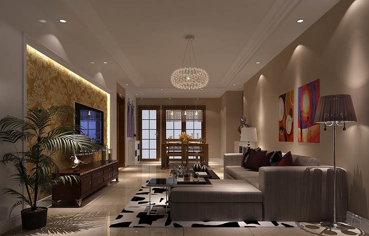 简约 现代 公寓 设计案例 效果图 客厅图片来自高度国际设计装饰在江南山水现代简约设计案例的分享