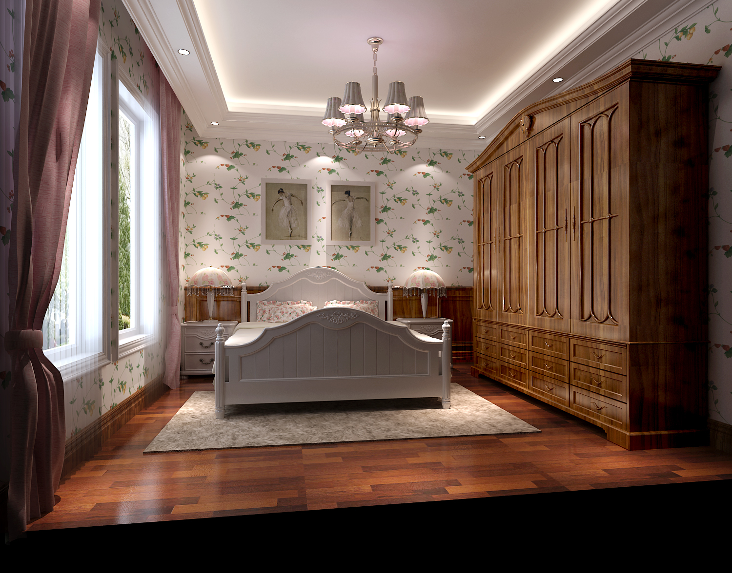 新古典 高度国际 尚湖世家 卧室图片来自凌军在中海尚湖世家--高度国际的分享