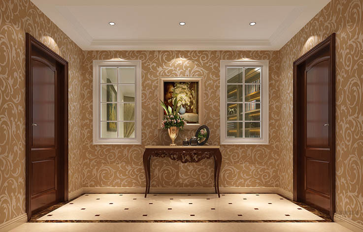简约 欧式 效果图 设计案例 别墅 其他图片来自高度国际设计装饰在潮白河孔雀城简欧风格设计案例的分享