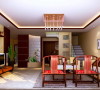 中国传统美学设计/120平两居室中式装修案例欣赏