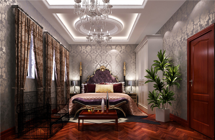 龙山逸墅 高度国际 托斯卡纳 简约 欧式 别墅 白领 80后 小资 卧室图片来自北京高度国际装饰设计在龙山逸墅的分享