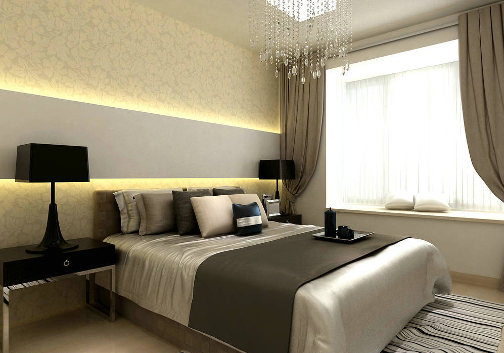 卧室图片来自成都生活家装饰徐洋在90平米两居室现代简约风格的分享