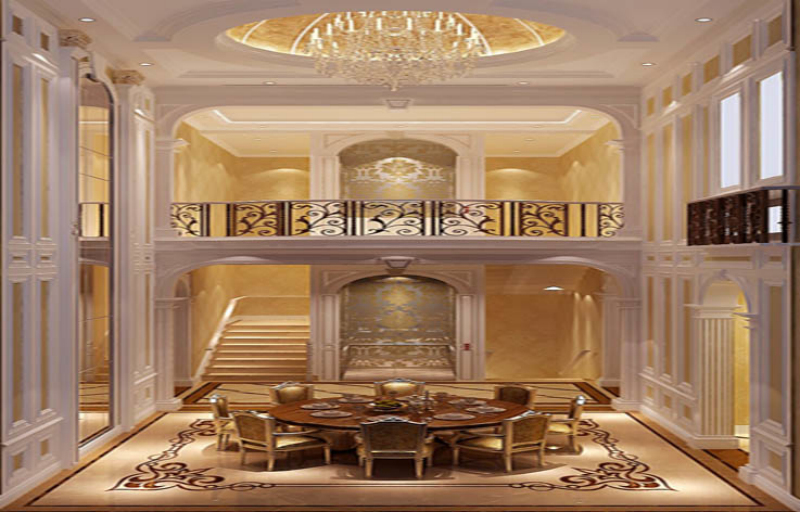 欧式 新古典 美观 气派 舒适 温馨 餐厅图片来自北京高度装饰设计王鹏程在中海尚湖世家欧式新古典风格的分享