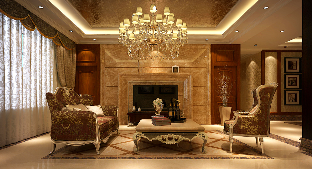 欧式 别墅 客厅图片来自东易力天-韩凯闻在古典欧式的分享