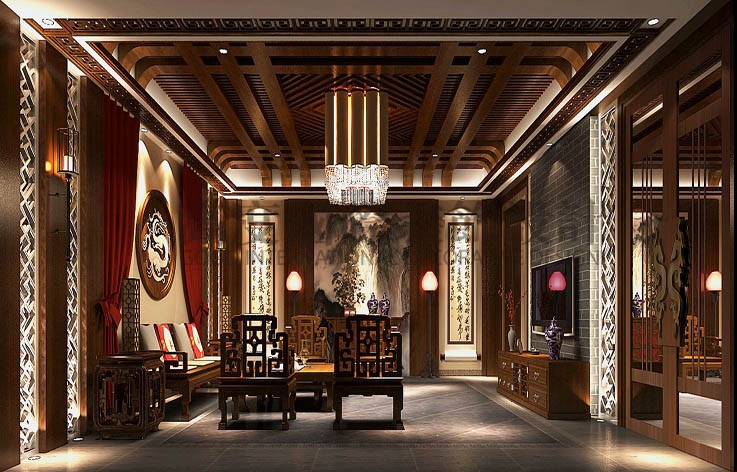 私人四合院 1000平米 30万 新中式 工装 家装 高度国际 希文图片来自高度国际装饰宋增会在私人四合院的分享