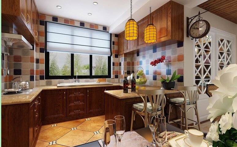 欧式 简欧风格 三居 厨房图片来自合肥川豪装饰装修在夏朵小城108平米简欧风格设计的分享