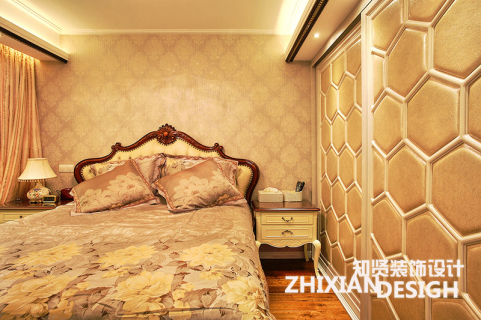 欧式 奢华 三居 卧室图片来自上海知贤设计小徐在对话简欧 与格调同行的分享