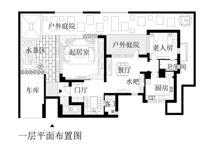 简约 别墅 白领 收纳 80后 小资 户型图图片来自shichuangyizu在富力湾别墅429平米定制简约风格的分享