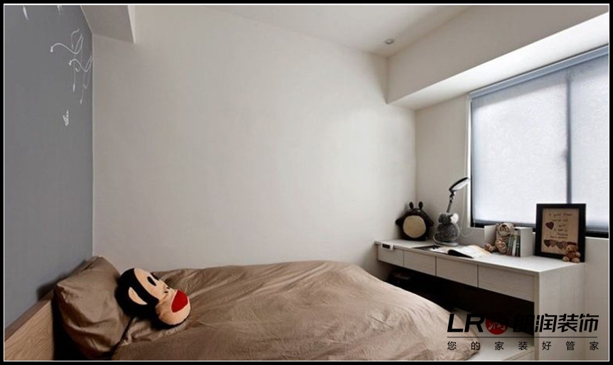 现代 简约 二居 80后 卧室 卧室图片来自成都生活家装饰徐洋在现代简约-93平米二居室装修设计的分享
