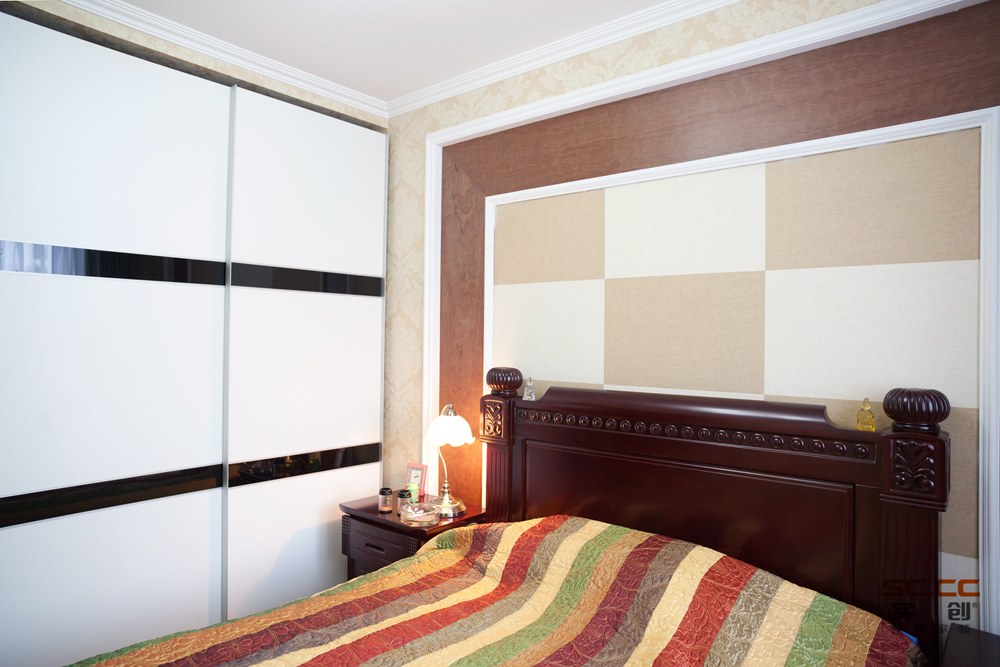 欧式 三居 英伦联邦 实创装饰 卧室图片来自成都实创装饰在英伦联邦90平米 欧式温馨大气家的分享