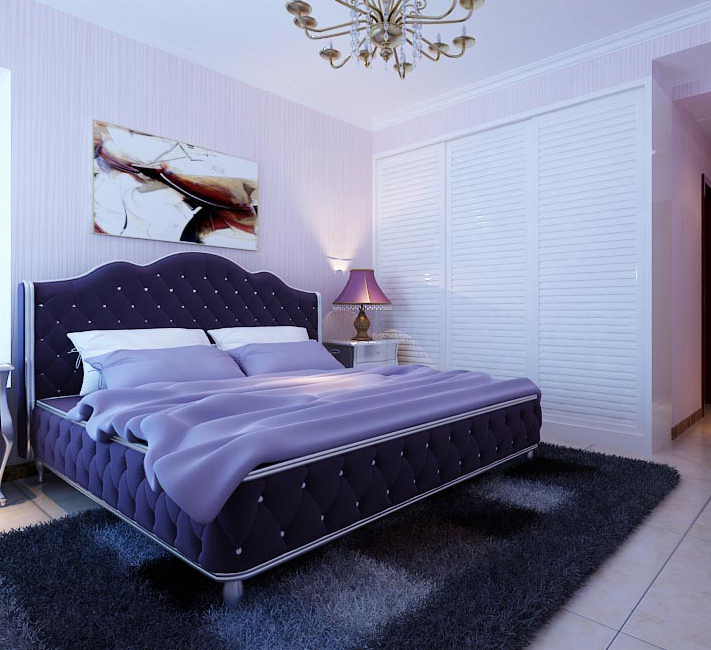 欧式 别墅 兰州装修 装修案例 效果图 卧室图片来自兰州业之峰装饰公司在宁静的分享