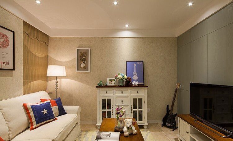 田园 小平米装修 高度国际 客厅图片来自凌军在65平米温暖两房完美收官的分享