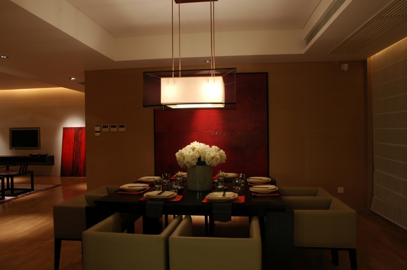 中式 三居 成都装修 成都装饰 白领 餐厅图片来自华西装饰集团在悦水蓝山的分享