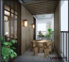 海骏达蜀都1号-二居室-111.69平米-阳台装修设计