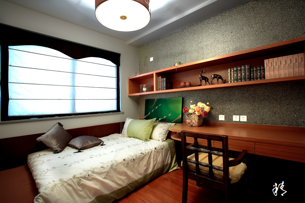 三居室 南城都汇 东南亚 实创装饰 卧室图片来自成都实创装饰在东方时尚优雅格调的分享