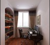 光明城市-三居室-121.88平米-书房装修设计