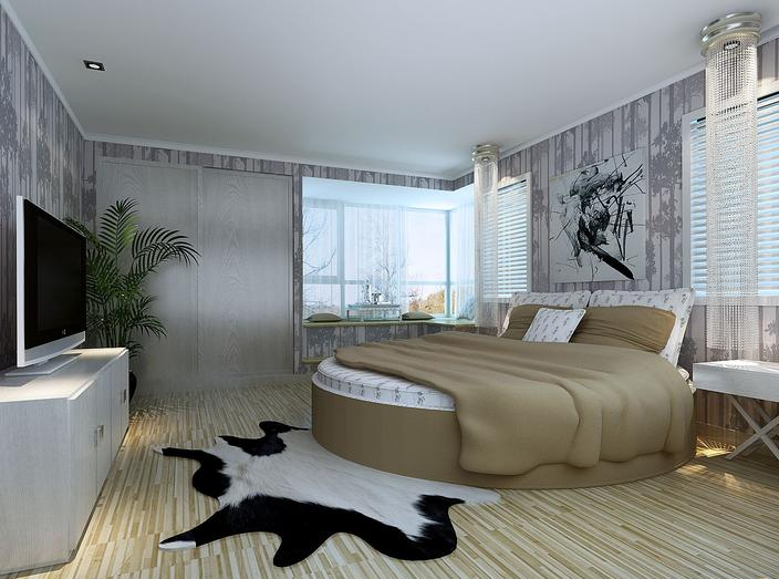卧室图片来自亚光亚装饰在260平豪华大气园博府的分享