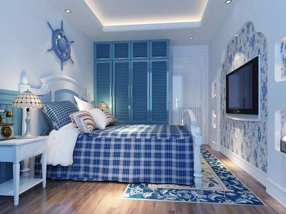 地中海 三居 白领 收纳 80后 卧室图片来自成都乐居华庭装饰在西郡英华93平米地中海风格的分享