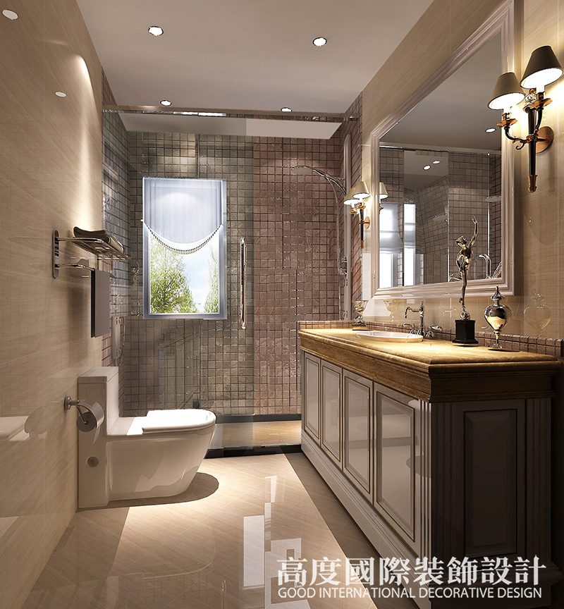 港式 三居 小资 卫生间图片来自天津高度国际装饰设计在新汇华庭~港式风格的分享