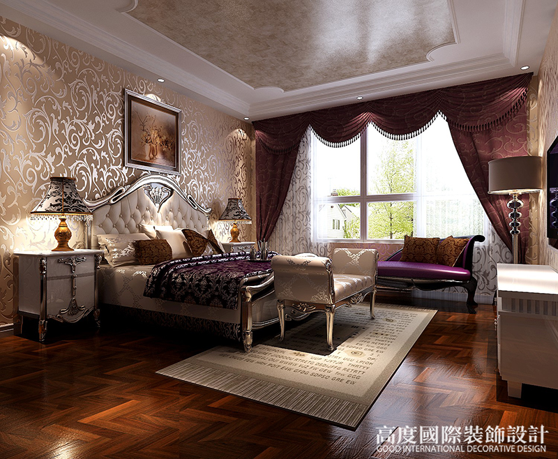 卧室图片来自大小姐在王府壹号简欧风格案例展示！的分享