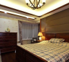 中海城南华府-四居室-186平米-卧室装修设计 
卧室的吊顶显得很大气！
