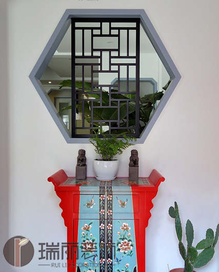 简约 新古典 中式 别墅 玄关图片来自瑞丽装饰在新中式的色彩斑斓的分享