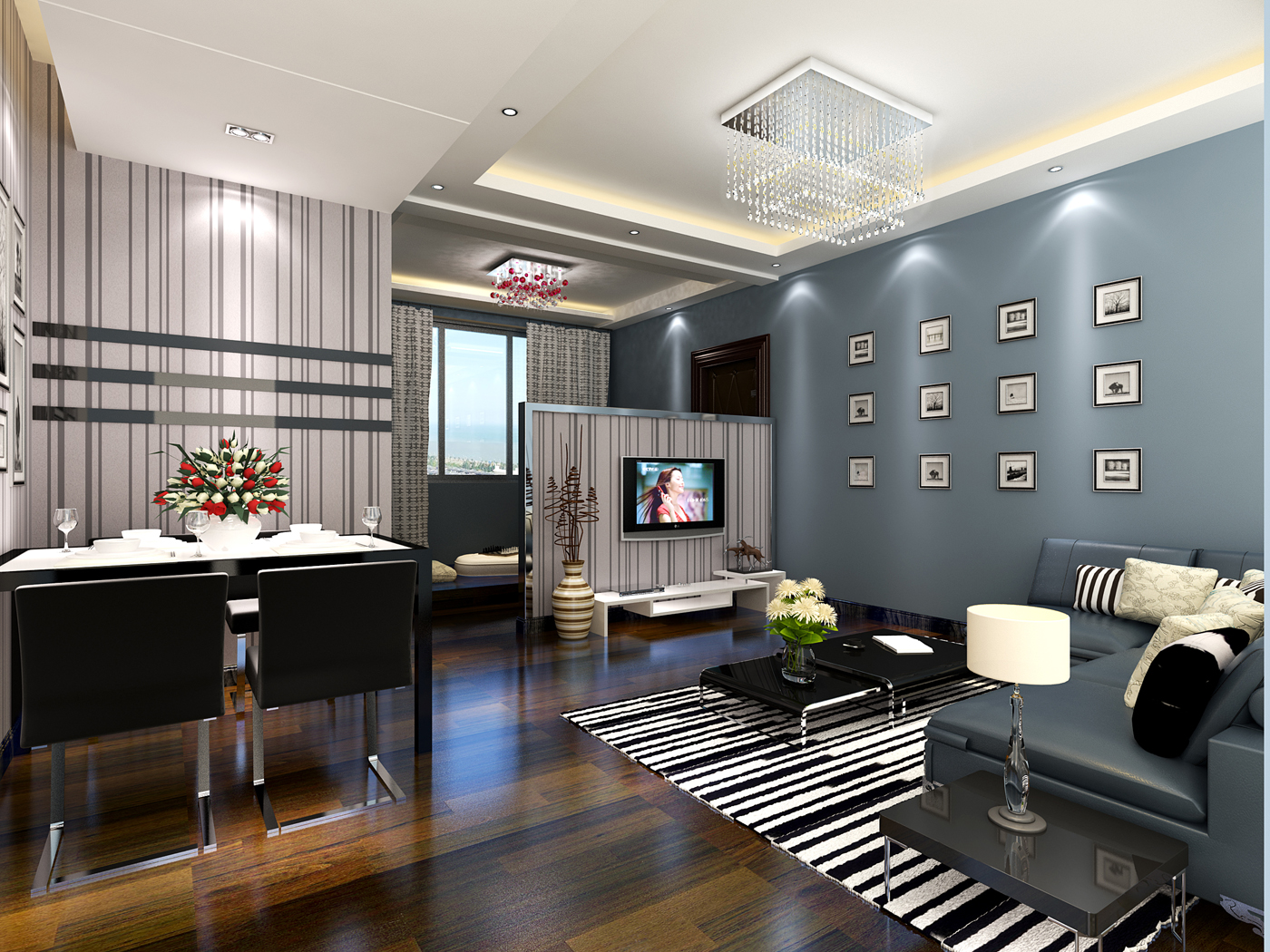 简约 现代 三居 白领 客厅图片来自南京实创装饰夏雨荷在大方雅致的现代风格家居的分享