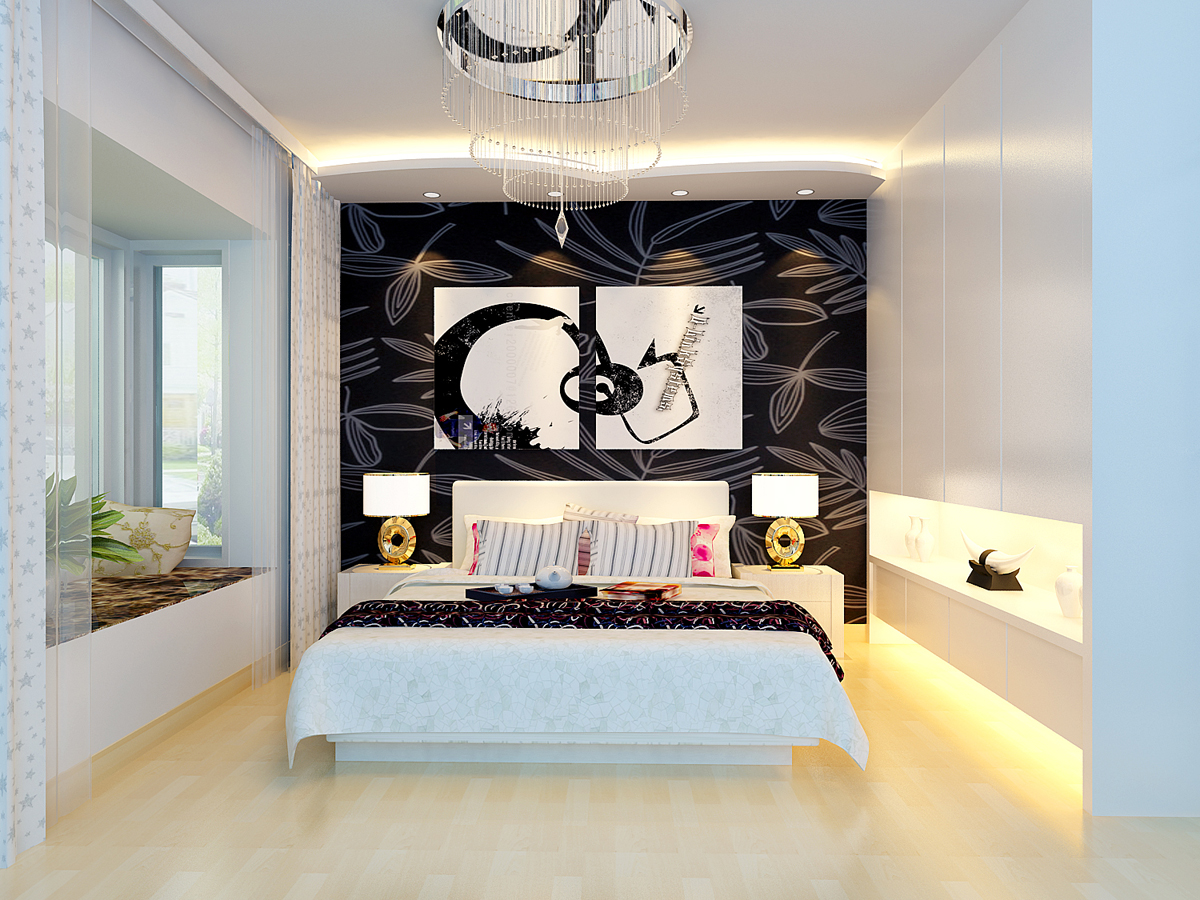 简约 现代 三居 80后 卧室图片来自南京实创装饰夏雨荷在天润城舒适美家的分享