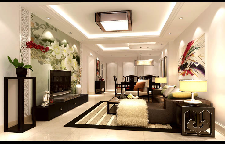中式 新中式 温馨 舒适 实用 简单大方 客厅图片来自高度国际装饰刘玉在温馨舒适的新中式的分享