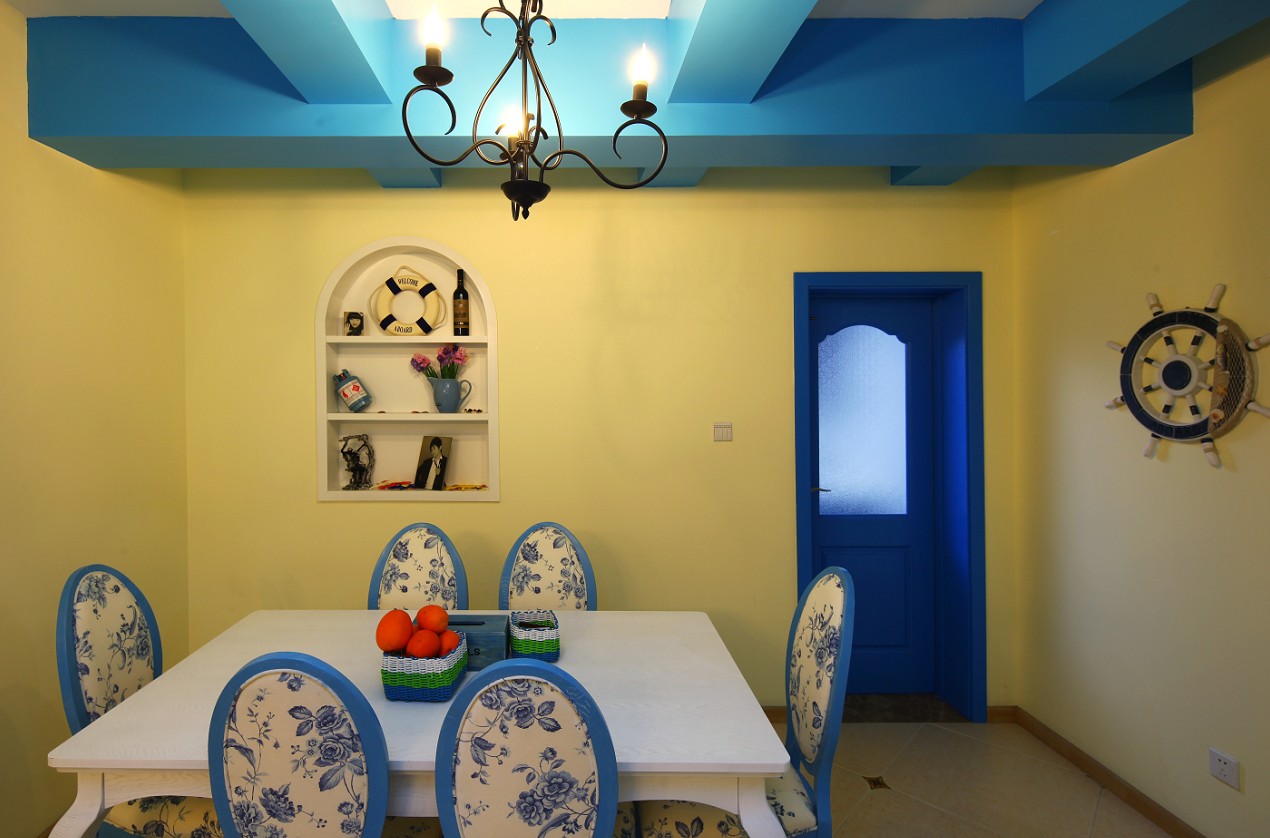 地中海 家居 家和装饰 成都装修公 成都装修案 餐厅图片来自成都家和装饰在八里庄地中海风格案例的分享