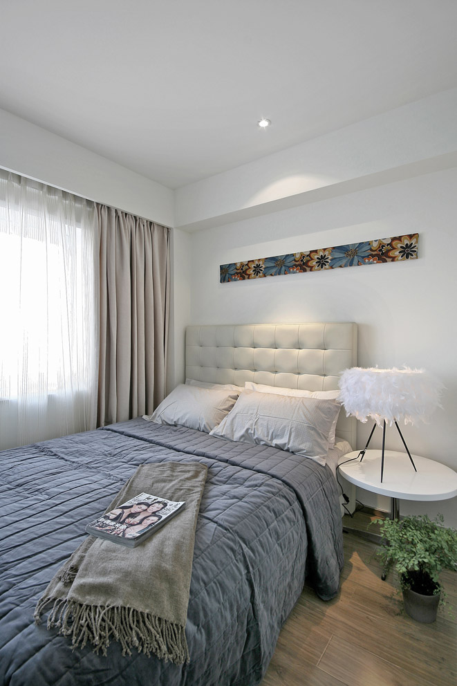 80后 白领 混搭 欧式 卧室图片来自苹果装饰公司在住宅公寓类十佳作品《金港湾》的分享