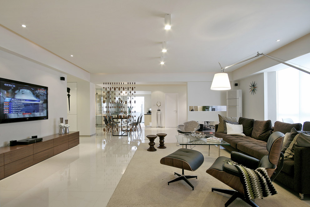 80后 白领 混搭 欧式 苹果装饰， 客厅图片来自苹果装饰公司在住宅公寓类十佳作品《金港湾》的分享