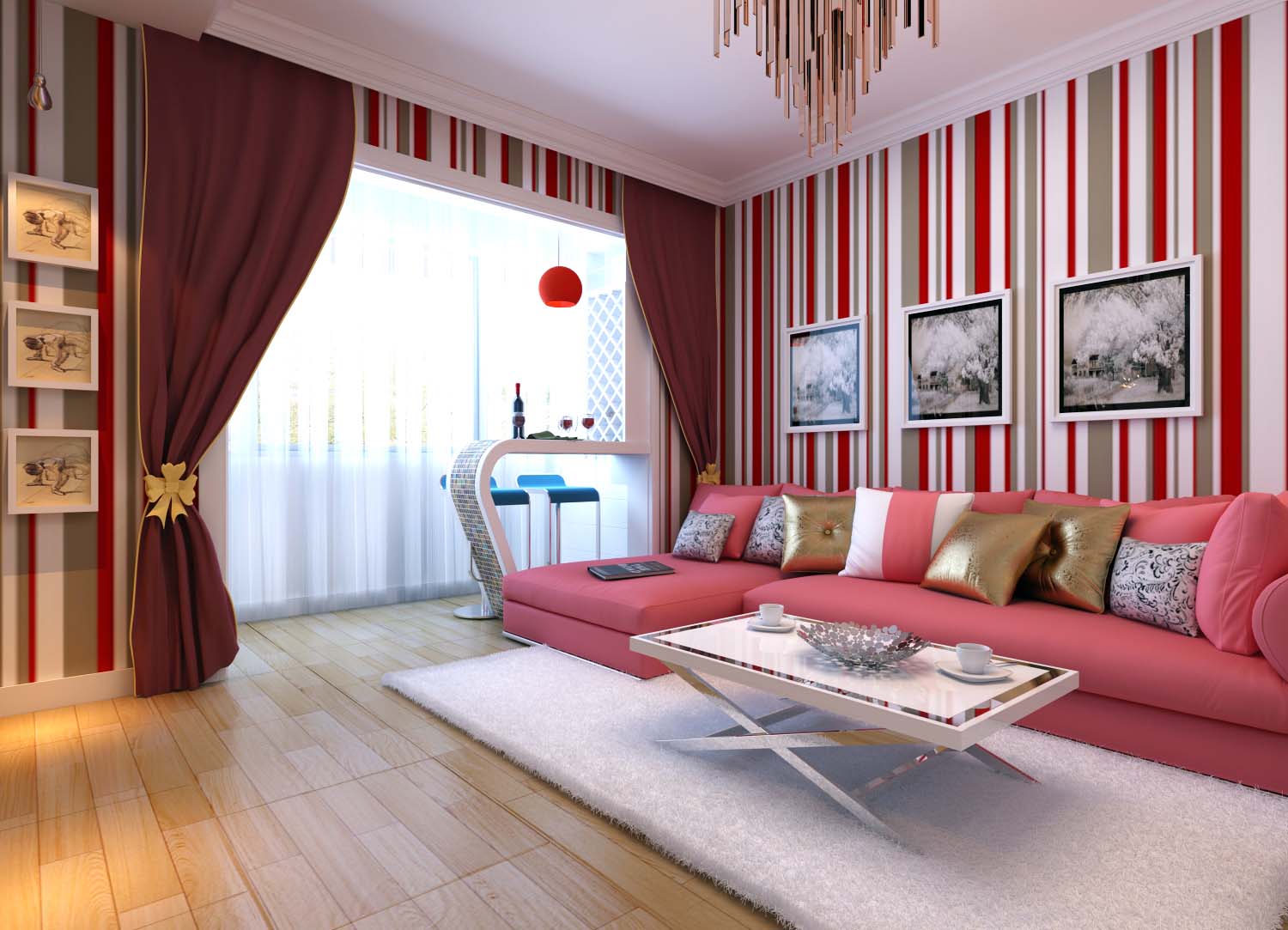 简约 一居室 白领 客厅图片来自实创装饰上海公司在一居室简约温馨格调生活的分享