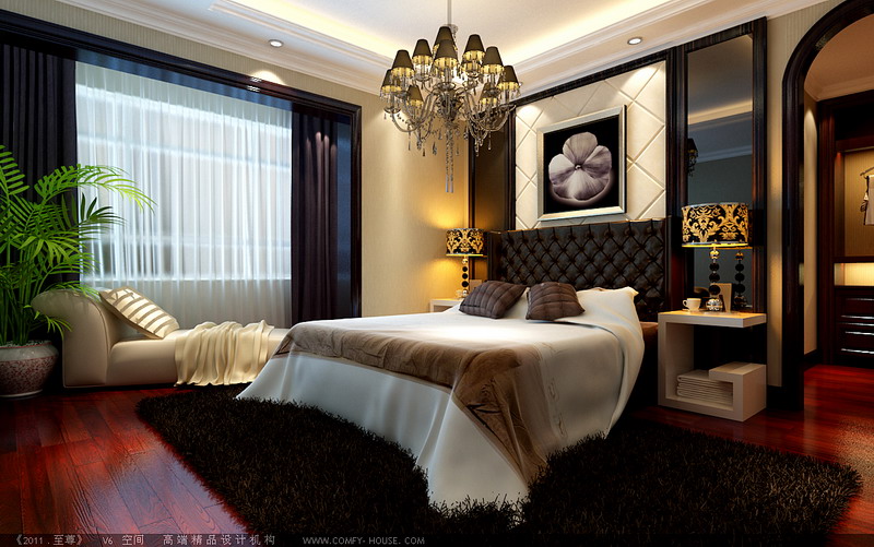 卧室图片来自xushuguang1983在低调奢华258平米欧式复式设计图的分享