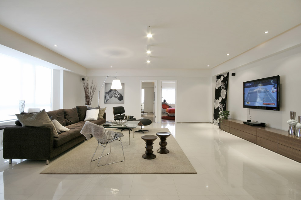 80后 白领 混搭 欧式 客厅图片来自苹果装饰公司在住宅公寓类十佳作品《金港湾》的分享