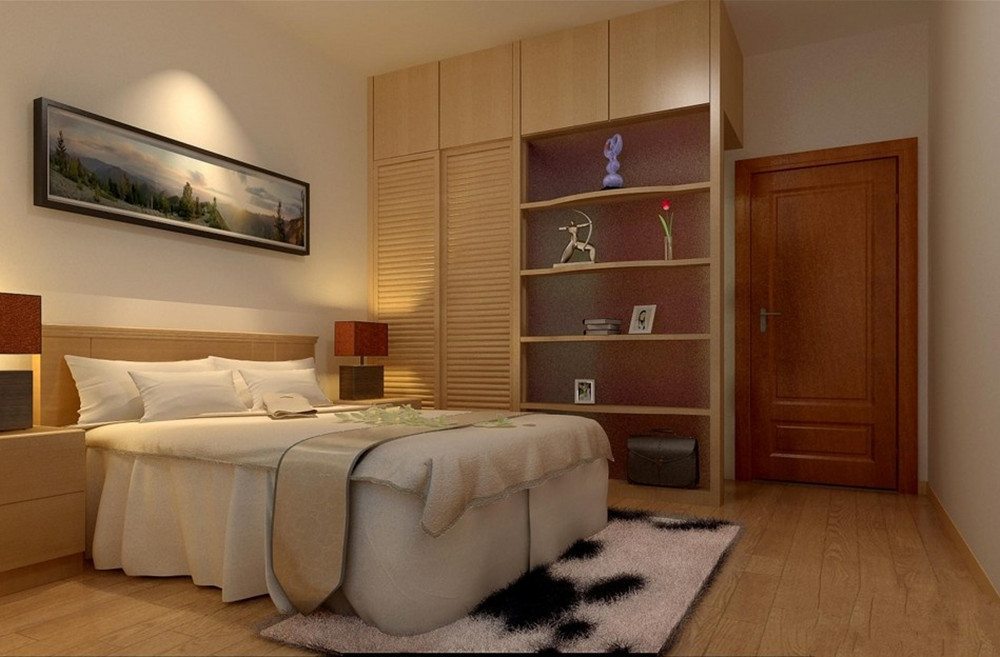 简约 三居 小资 卧室图片来自实创装饰上海公司在20万打造139平三居室现代装修的分享