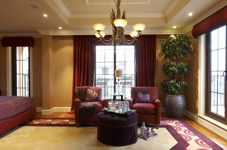欧式 别墅 现代 武汉别墅 舒适 卧室图片来自武汉实创装饰在现代与欧式的完美融合的分享
