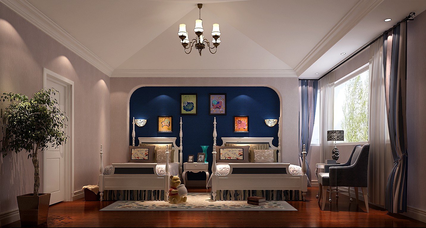 别墅 混搭 白领 收纳 小资 卧室图片来自高度国际王慧芳在君山高尔夫的分享