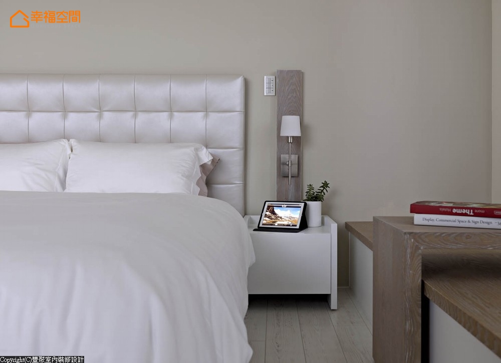 简约 现代 舒适 小清新 LOFT 卧室图片来自幸福空间在140m²打造机能美开放空间的分享