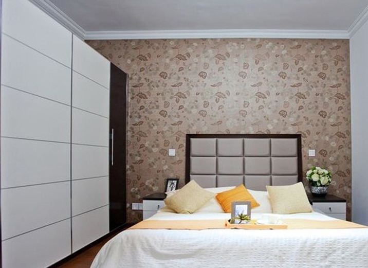 简约婚房 两居 二居 混搭 白领 收纳 旧房改造 80后 小资 卧室图片来自北京实创装饰在回龙观96平米两居婚房的分享