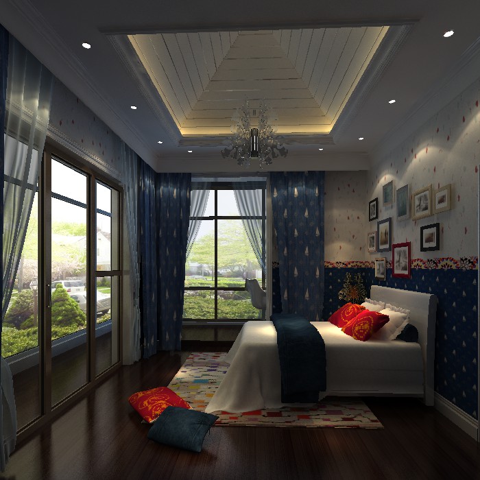 简约 欧式 混搭 别墅 新古典 卧室图片来自尚层装饰大林在艾力枫社的大气 尚层来诠释的分享
