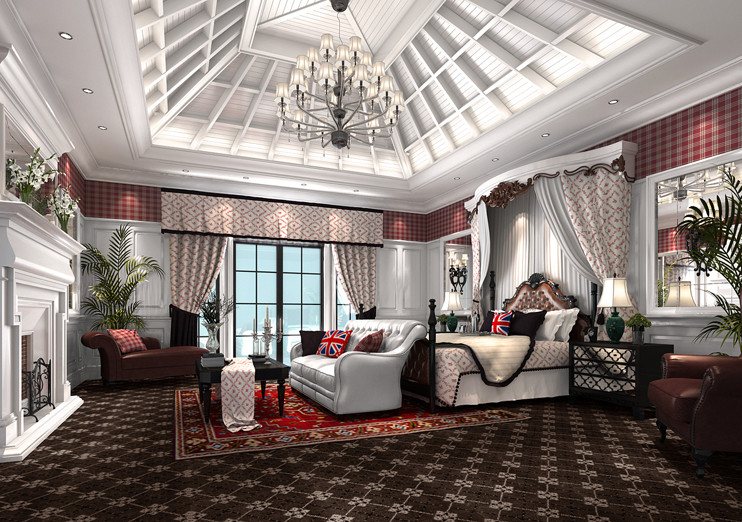 欧式 别墅 英伦风 低调奢华 客厅 卧室图片来自唯美装饰喻胜军在纳帕溪谷的 时尚英伦风的分享