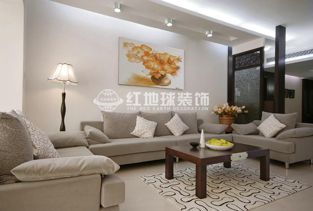 客厅图片来自徐州红地球装饰在徐州红地球装饰---古典遇见简约的分享
