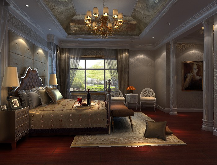 简约 欧式 混搭 别墅 新古典 卧室图片来自尚层装饰大林在艾力枫社的大气 尚层来诠释的分享