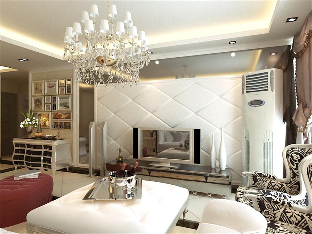 欧式 三居 白领 收纳 旧房改造 80后 小资 客厅图片来自实创装饰完美家装在奢华欧式华丽淡雅金属质感的分享
